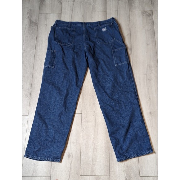 Tyndale FR Jeans Mens 40x34 Fire Resistant Medium Wash Blue Denim Carpenter 2112 - Picture 8 of 16